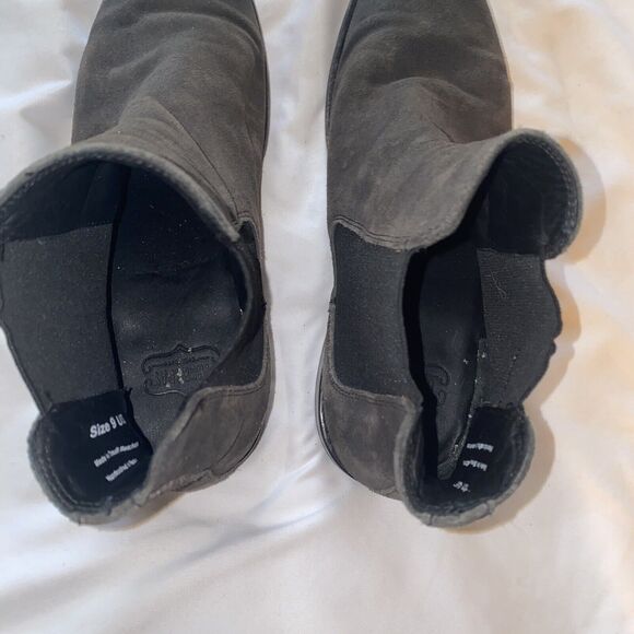 Thursday Boots‎ Cavalier Shadow Gray Brown Men’s Suede Chelsea Boots Size 9 - Picture 13 of 16